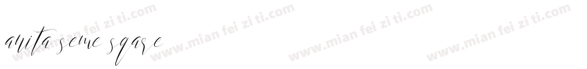 anita seme sqare字体转换